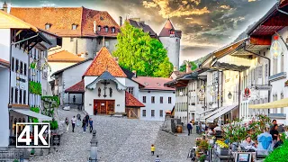 Switzerland, Gruyères🇨🇭Cheese, chocolate, and beautiful cobblestoned streets