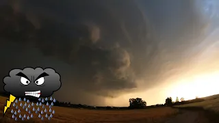 Superzellen, Shelfcloud und großer Hagel (Deutschland), 20. bis 22 Juni 2023