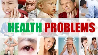 40+ Health Problems English Vocabulary with Pictures - Common Illnesses Vocabulary