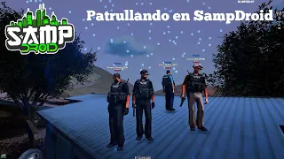 Patrullando en SampDroid RolePlay "salvando la city"