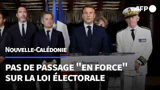 Nouvelle-Calédonie: Macron promet de ne pas passer "en force" sur la loi électorale | AFP