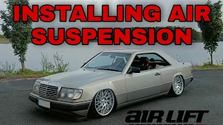 Bagged Benz 300CE -89 | installing Air suspension
