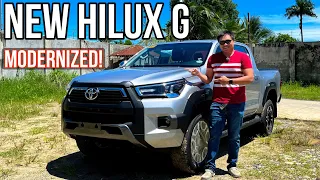 2024 updated Toyota Hilux G A/T closer specs to the Conquest | Full walk around review