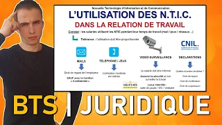 Révisions DROIT #13 - L'utilisation des technologies au travail | AIDE BTS MUC | BTS MCO