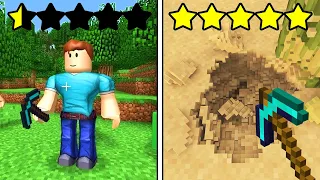 Eu Joguei Cópias de Nível 1 ao 100 do Minecraft!