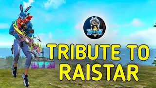 TRIBUTE TO RAISTAR🥺|| SOLO VS SQUAD || MOST AGGRESSIVE GAMEPLAY ||  DAILY VIDEO @ 8:00 AM|| ALPHA FF