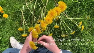 How to make a Dandelion Flower Crown