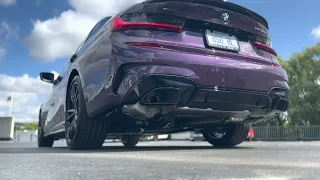 BMW M340i M Performance Exhaust Sound!