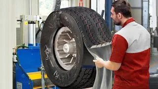 The Hypnotic Process of Retreading Used Truck Tires