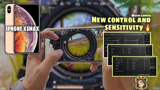 Wow!🔥New BEST CONTROL AND SENSITIVITY😍iPhone XsMax PUBG M.