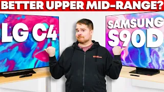 LG C4 vs. Samsung S90D: Battle of The Upper Mid-Range OLEDs