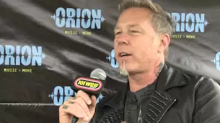 Metallica - James Hetfield Interview w/ 101 WRIF - Orion Festival Detroit