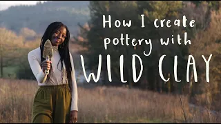 HOW I MAKE POTTERY USING WILD CLAY | Winter days at our cottage