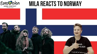 NORWAY Eurovision 2024 Reaction: Gåte - Ulveham || Mila Reacts to Eurovision