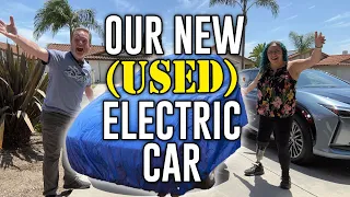 We just got a new USED electric car! Find out what we got!