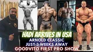 Arnold Classic 3 Weeks Apart | Hadi Choopan in USA | Can Samson Dauda Win Arnold Classic? #mrolympia