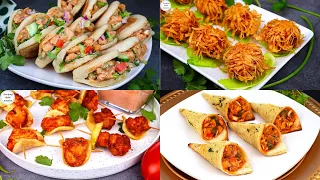 Easy Snacks NEW Recipes By Cooking With Passion, Chicken Cones, Pita Pocket, Tandoori Chicken Bites