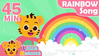 Colors Of The Rainbow + Color Song + more Little Mascots Nursery Rhymes & Kids Songs