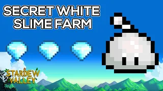 First Ever RARE White Slime Farm - SECRETS of Stardew Valley