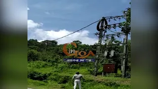 Two men electrocuted on a transformer!