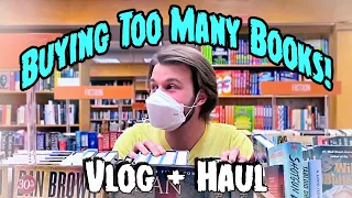 BUYING TOO MANY BOOKS! (Book Shopping Vlog + Haul)