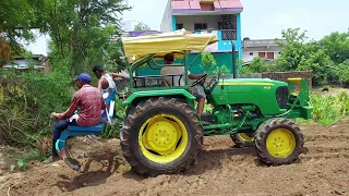 Cotton Farming In gujrat | Johndeere 5105 4X4 Powed | Desi Jugad