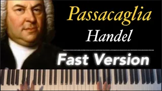 헨델 파사칼리아 Handel - Passacaglia piano(빠른 버전/Fast Version)