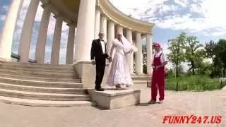 Свадебные приколы видео 2015  - Funny Wedding 2015 #67