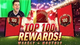 FIFA 18 TOP 100 WEEKLY REWARDS! ELITE 1 MONTHLY REWARDS! WALKOUTS IN FUT CHAMPIONS!!