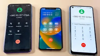 iPhone Xs Calling at the same time with OPPO A54 & Blackkview A90 Incoming call & Outgoing call