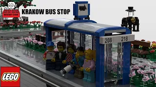 LEGO MOC #68/Tutorial #9 Kraków Bus Stop