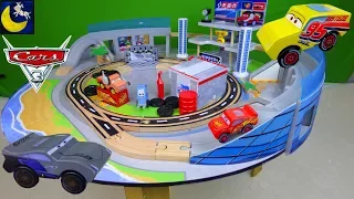 Disney Cars 3 Toys Ultimate Florida Speedway Race Track Set Kidkraft Wooden Train Table Playset Toys