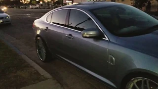 2010 jaguar xf on forgiato 22s