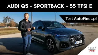 2021 Audi Q5 Sportback - S-Line - 55 TFSI E - Quattro Ultra (367km) TEST - AutoFines.pl