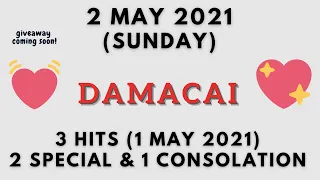 Foddy Nujum Prediction for DaMaCai - 02 May 2021 (Sunday)