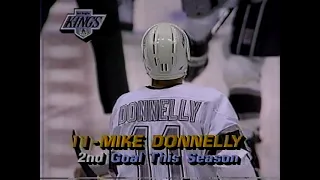 Wayne Gretzky's pass from the office, Donnelly's goal against Jets october 1991