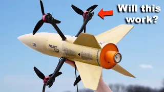 Building the WORLDS FASTEST Rocket-Drone