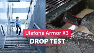 Super-budget rugged phone Ulefone Armor X3 Drop Test Video