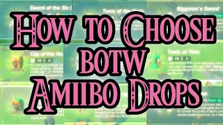 Botw How to choose Amiibo Items & what Amiibos are