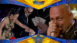 Risto INVENTS a TRICK and THE MAGICIAN wins the GOLD PASS | Auditions 2 | Spain's Got Talent 2022