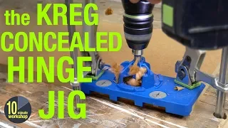 Kreg Concealed Hinge Jig [video #357]
