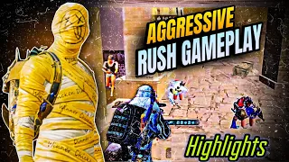 AGGRESSIVE RUSH GAMEPLAY 🔥😱 | PUBG MOBILE HIGHLIGHTS #3