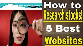 Best stock research websites - How I analyse my stocks - Websites for Beginner - Intel stock example