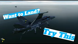 DCS F18 Tip | Updated Carrier Landing Technique