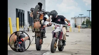 DON'T BE ANGRY WE'RE JUST SUPERMOTARDED!! || Supermoto Shenanigans! || 2018