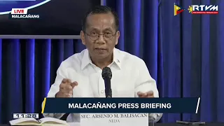 PCO holds a press briefing with NEDA Secretary Arsenio Balisacan | 3 Feb. 2023