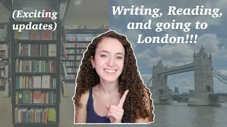 Writing, Reading, and traveling to LONDON - a happy vlog :)