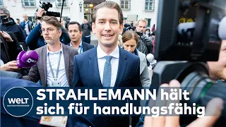 VÖLLIG UNBEEINDRUCKT: Österreichs Kanzler Sebastian Kurz lehnt Rücktritt ab