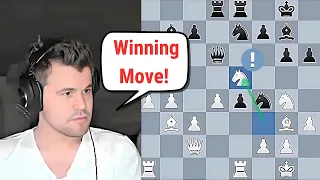 Magnus Carlsen Executes a Stunning Knight Maneuver!