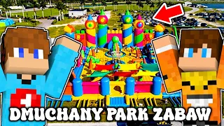 ZBUDOWALIŚMY NAJWIĘKSZY DMUCHANY PARK ROZRYWKI ZA 100.000 ZŁOTYCH w Minecraft z SmileSlow!